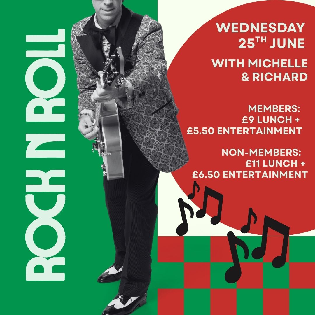 Age Concern Twyford social club lunch and rock n roll singalong with live music 
