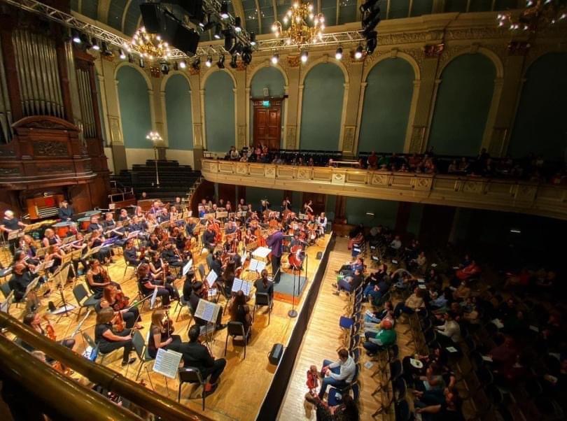 Aldworth Philharmonic Orchestra in the Great Hall at the University of Reading, London Road Campus