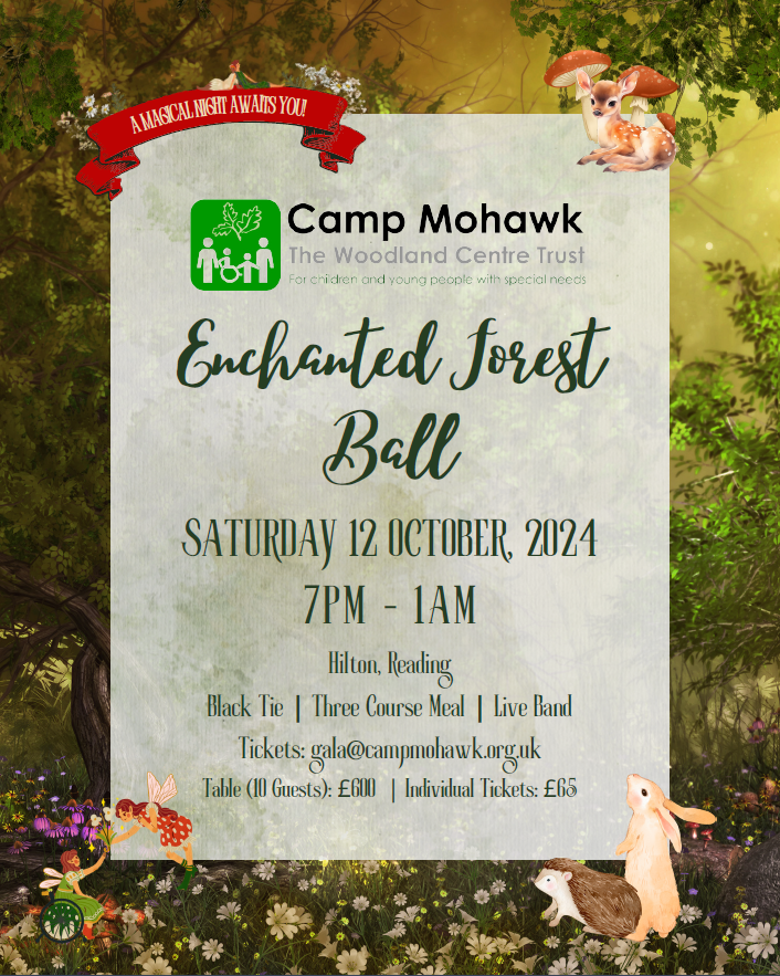 Camp Mohawk Enchanted Forest Ball - 12 October 2024 at the Hilton Reading