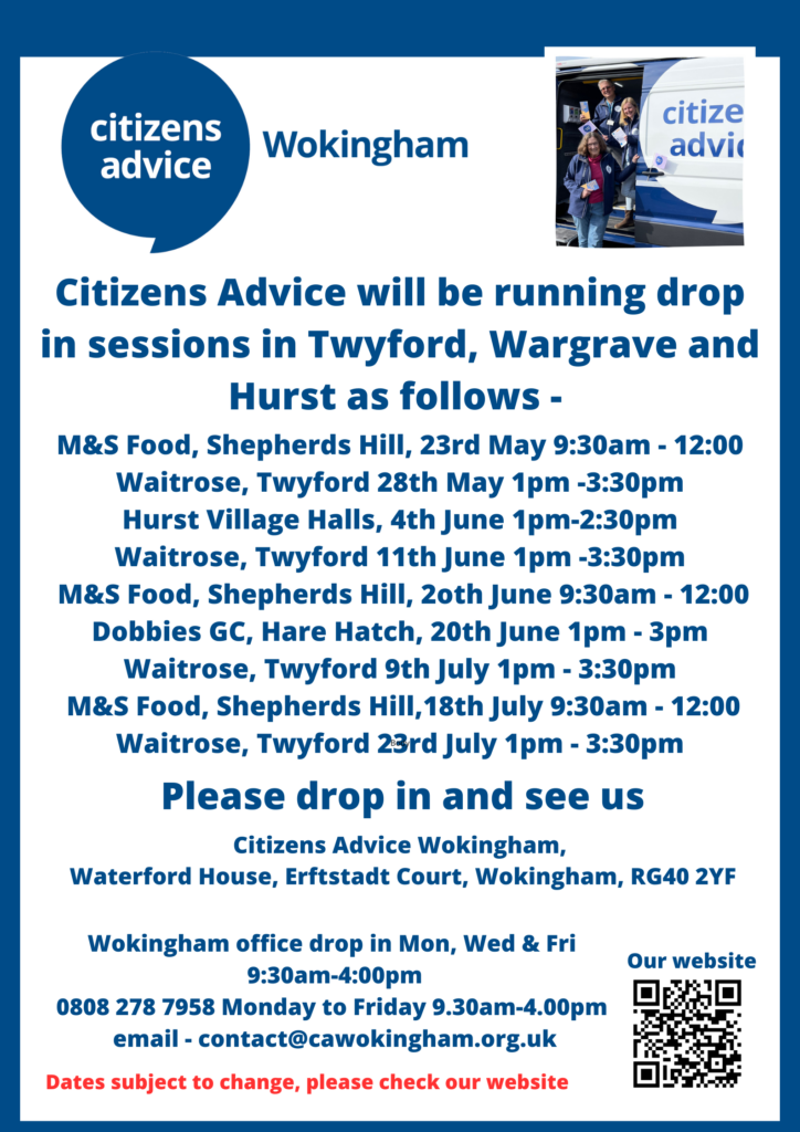 Citizens Advice at Waitrose Twyford - RG10 Marketing