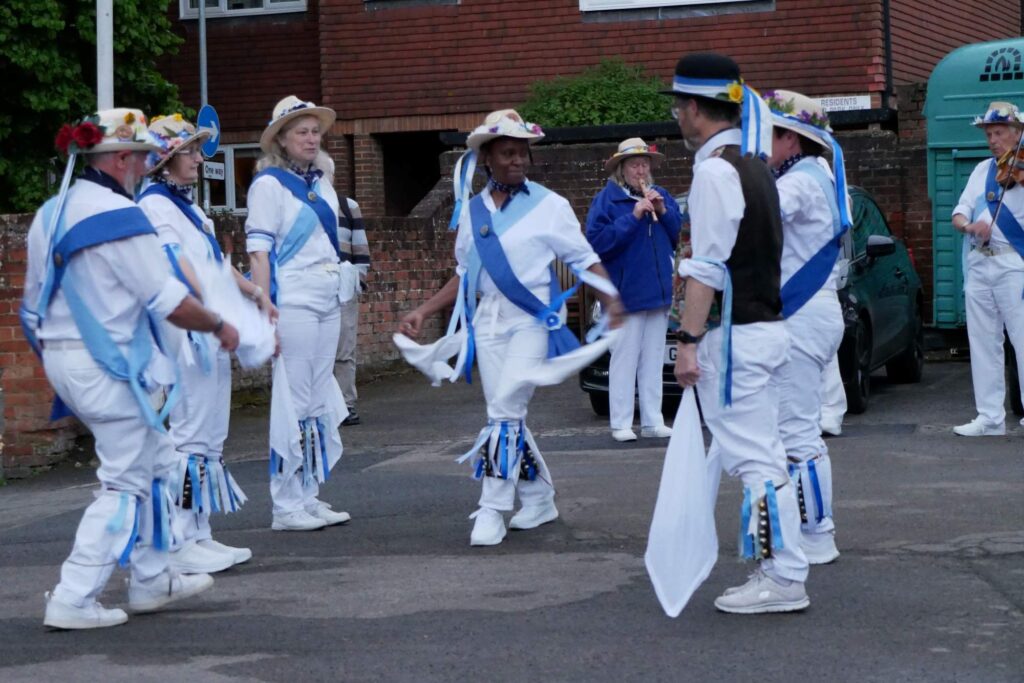 Photograph of Hurst Morris People dancing out