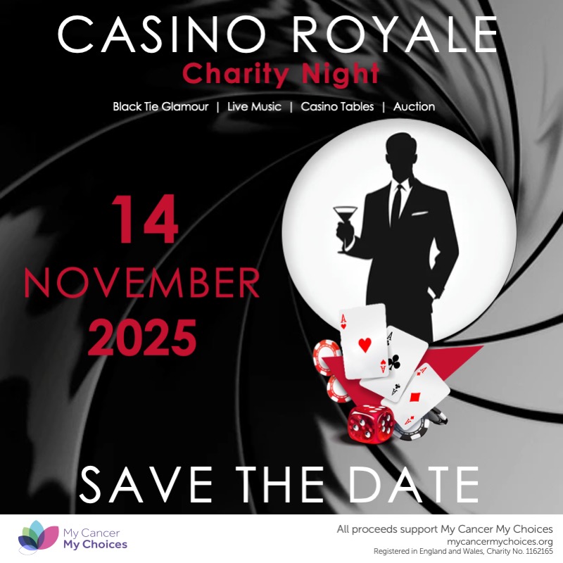 My Cancer My Choices Casino Royale night November 2025