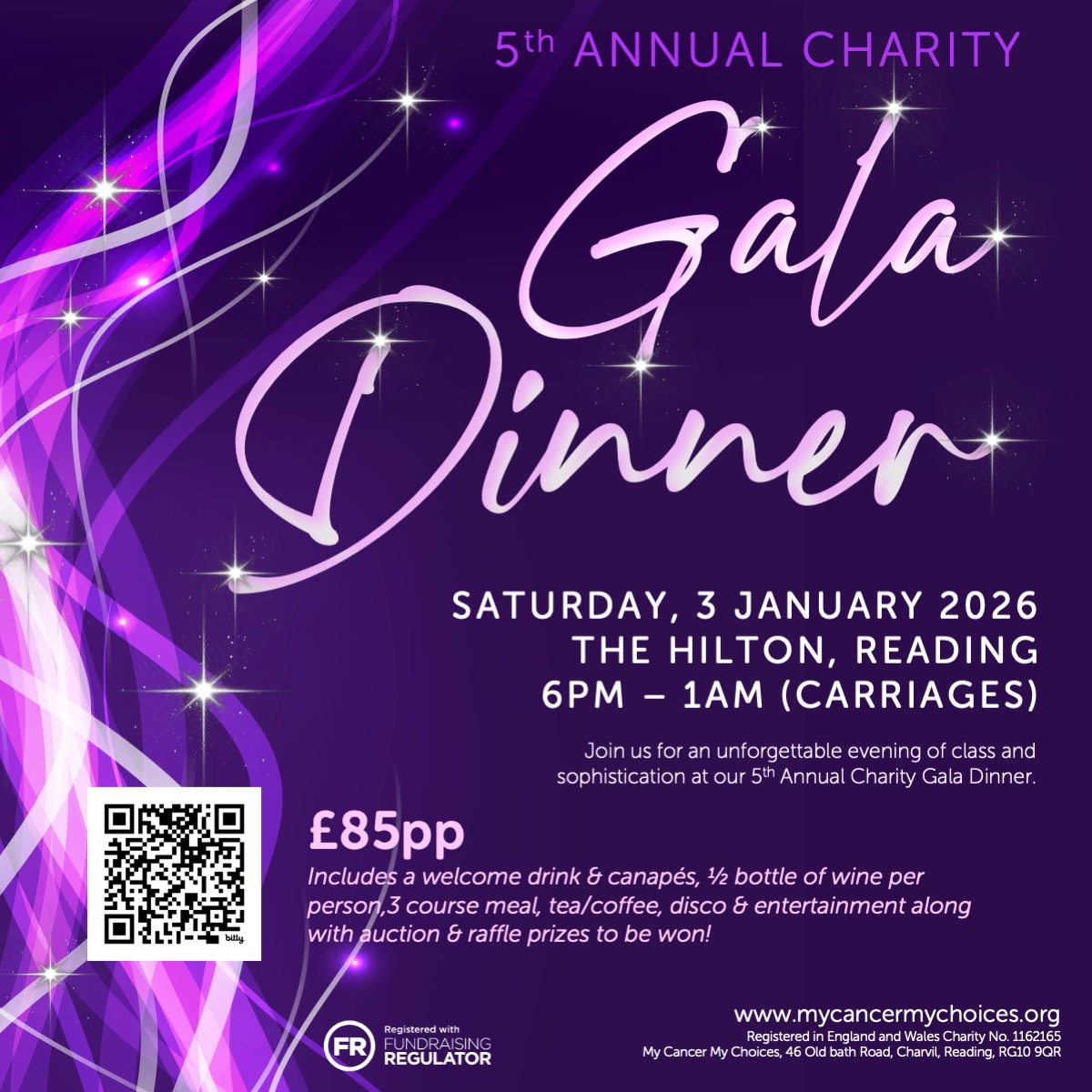 My Cancer My Choices Gala Dinner 3 January 2026