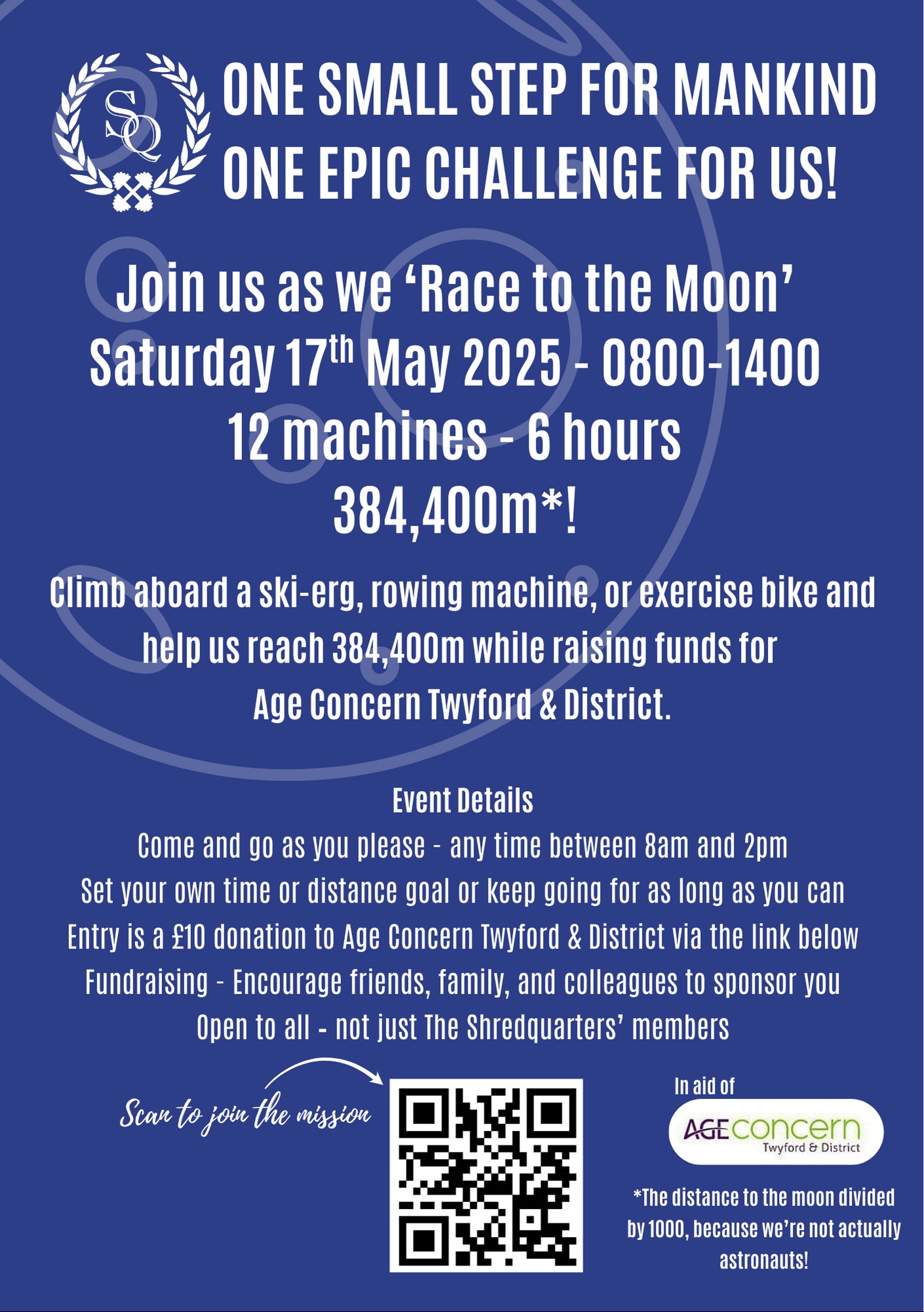Shredquarters fundraiser for Age Concern Twyford - 17 May 2025