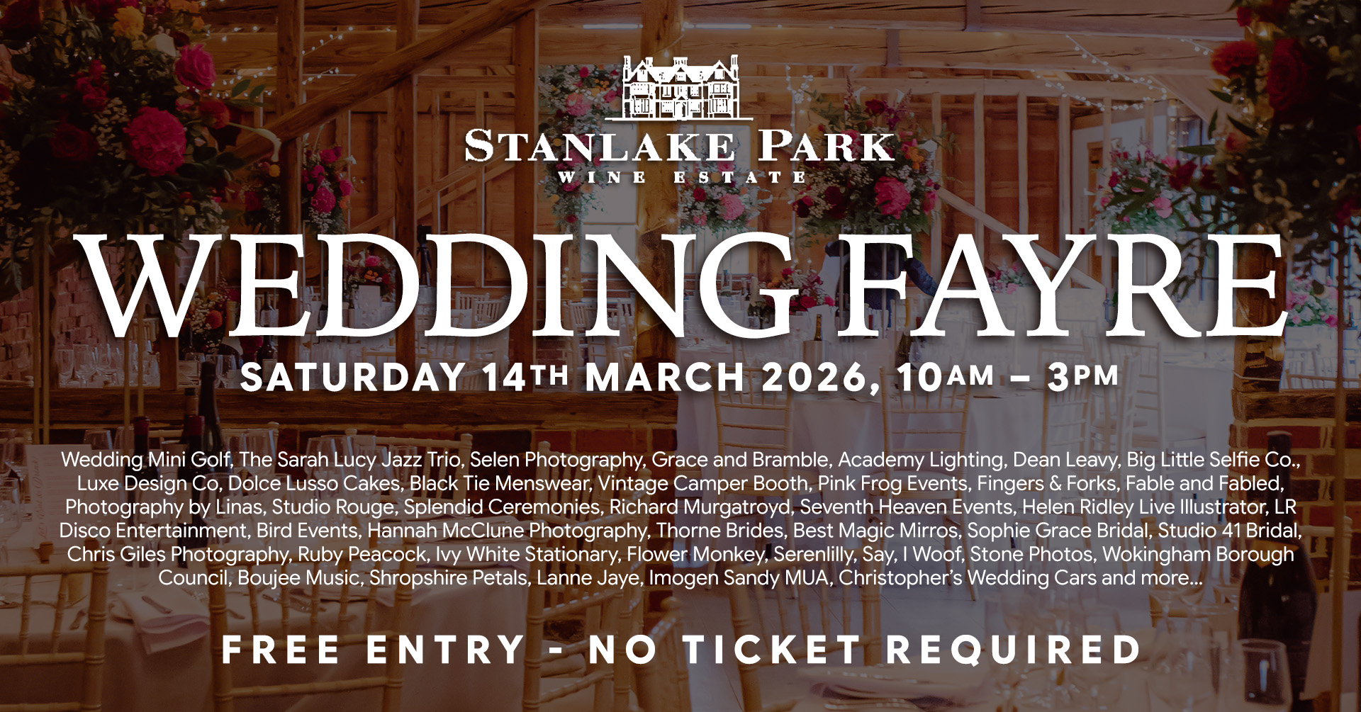 Stanlake Park Wedding Fair March 2026