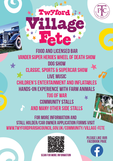 Twyford Village Fete 2025 - flyer p2
