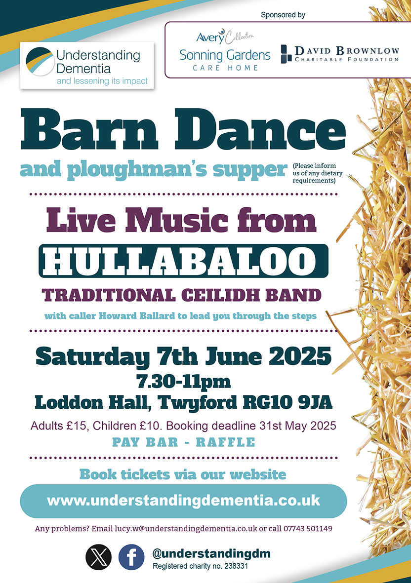 Understanding Dementia Barn Dance 7 June 2025